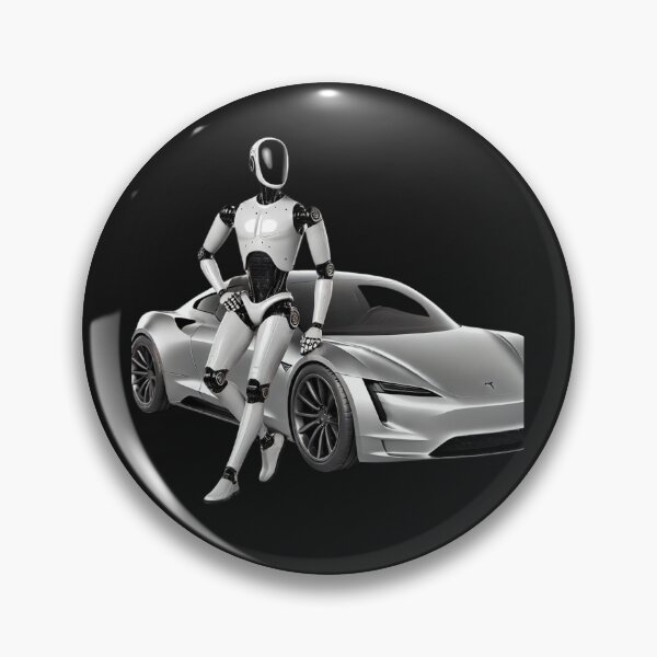 Item preview, Tesla bot designed and sold by TEEJAMBOREE.