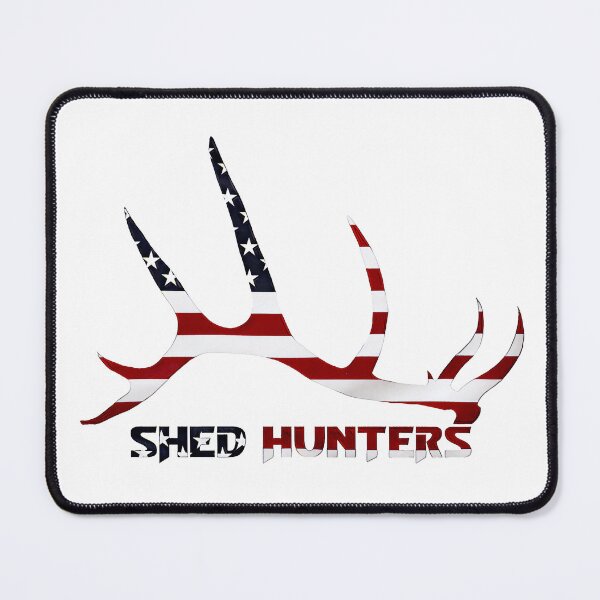 Item preview, American flag Elk Antler Shed Hunters designed and sold by ShedHunters.