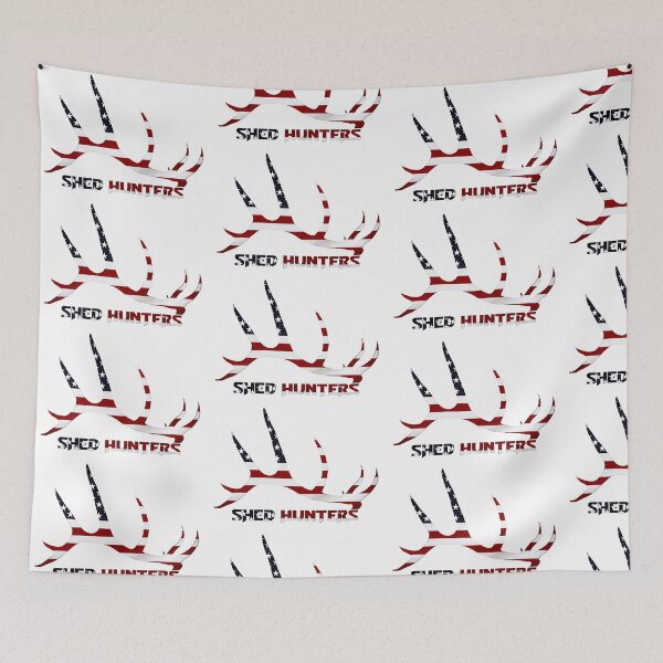 Item preview, American flag Elk Antler Shed Hunters designed and sold by ShedHunters.