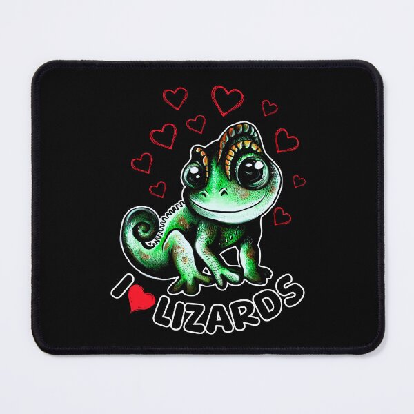 Item preview, I love lizards Cute Chameleon Design designed and sold by BeataY6Art.