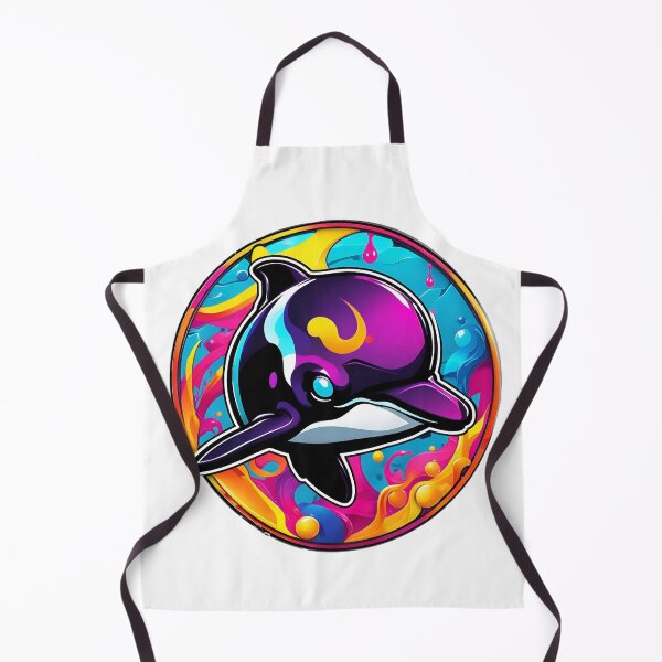 Item preview, Colourful Dolphin Art | Psychedelic Dolphin designed and sold by pUNKnown.