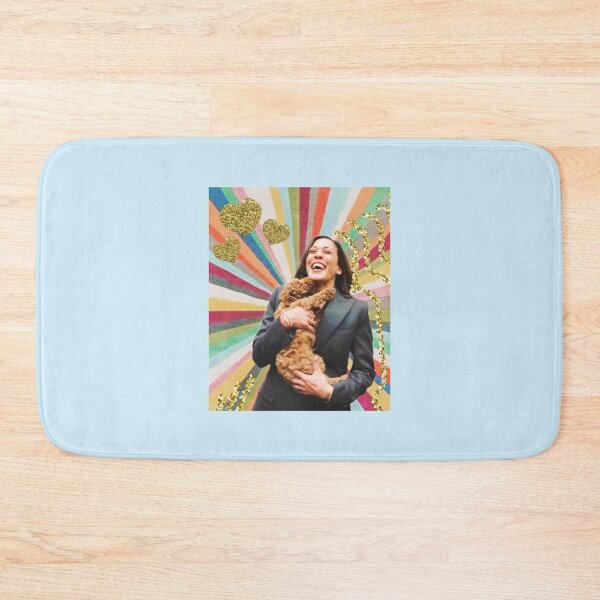 Item preview, edit of queen kamala Harris (soon to be president) with a dog, kamala for president 2024   designed and sold by jessicaleah15.