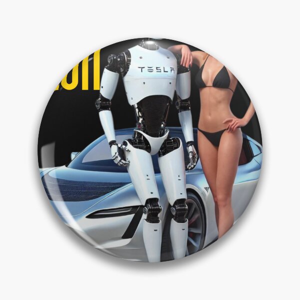 Item preview, Tesla bot designed and sold by TEEJAMBOREE.
