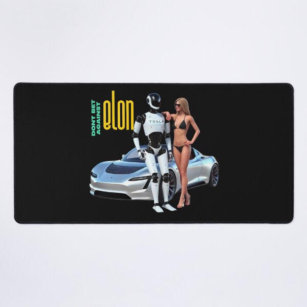 Item preview, Tesla bot designed and sold by TEEJAMBOREE.