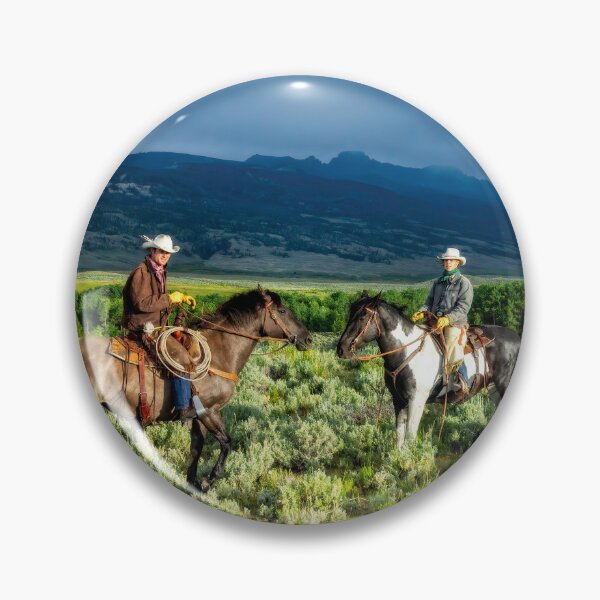 Item preview, A Wyoming Cowboy and Cowgirl - A Portrait designed and sold by Kay Brewer.