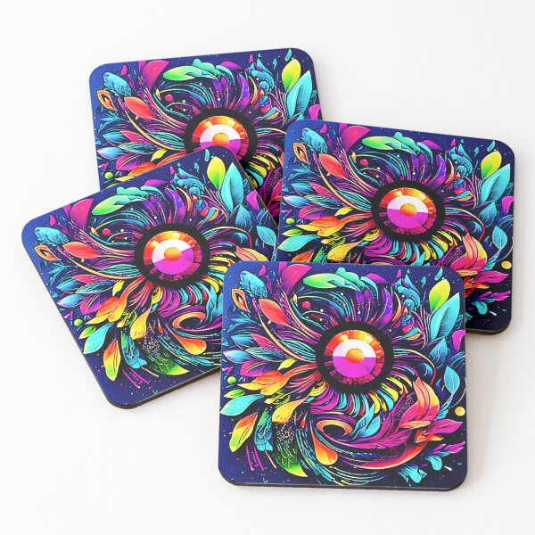 Item preview, Leaves Abstract Vibrant Art designed and sold by Health And Fitness Posts e-Store.