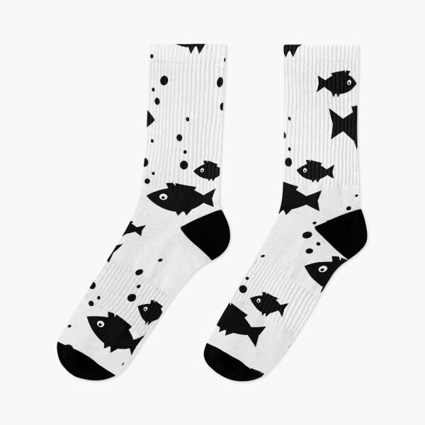 Item preview, Black and White Fish Graphics designed and sold by Compass and a Camera.