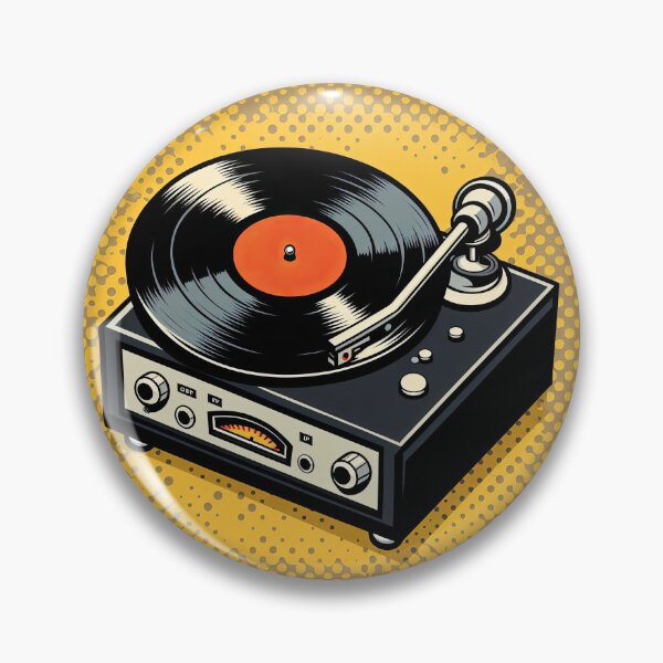 Item preview, Classic Vinyl Record Pop Art Style designed and sold by artofuniverse.