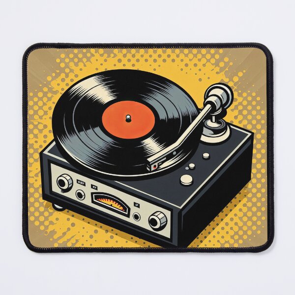 Item preview, Classic Vinyl Record Pop Art Style designed and sold by artofuniverse.