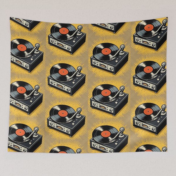 Item preview, Classic Vinyl Record Pop Art Style designed and sold by artofuniverse.