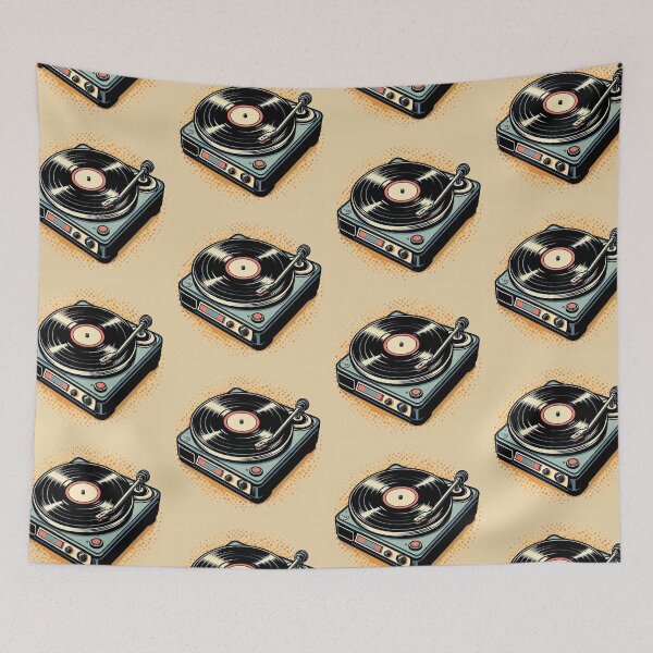 Item preview, Classic Vinyl Record Pop Art Style designed and sold by artofuniverse.