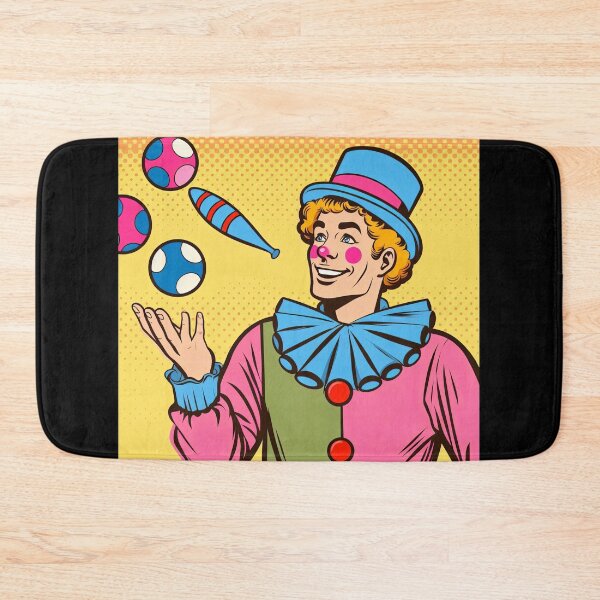 Item preview, Cheerful Clown Pop Art Style designed and sold by artofuniverse.