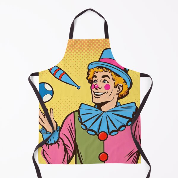 Item preview, Cheerful Clown Pop Art Style designed and sold by artofuniverse.