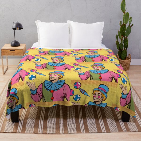 Item preview, Cheerful Clown Pop Art Style designed and sold by artofuniverse.