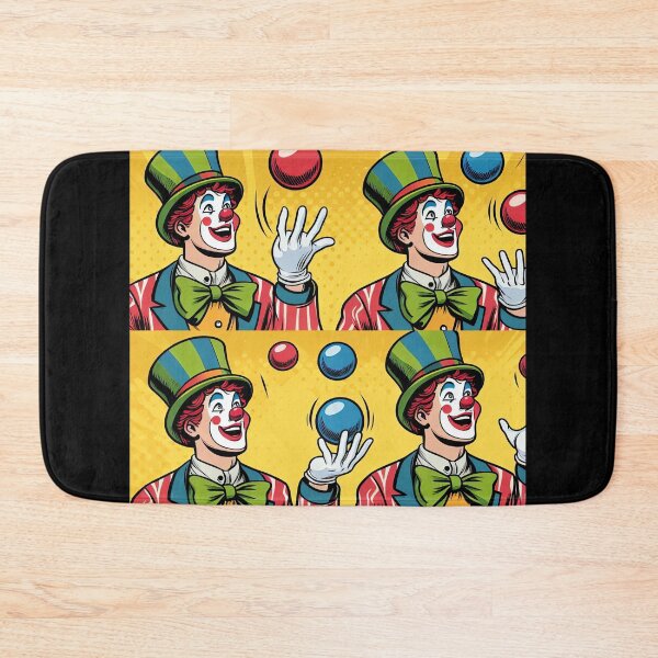 Item preview, Cheerful Clown Pop Art Style designed and sold by artofuniverse.
