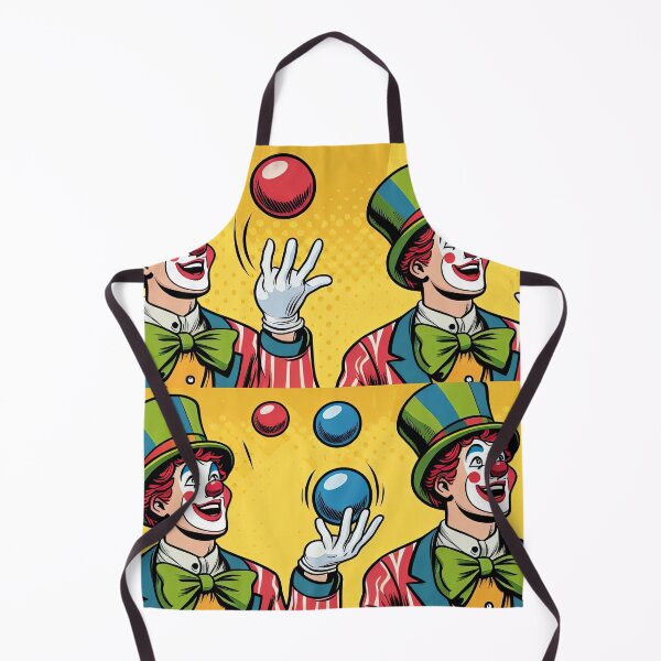 Item preview, Cheerful Clown Pop Art Style designed and sold by artofuniverse.