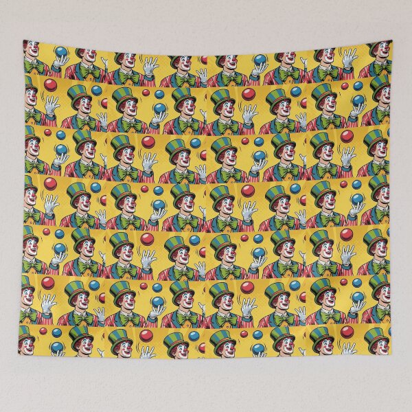Item preview, Cheerful Clown Pop Art Style designed and sold by artofuniverse.