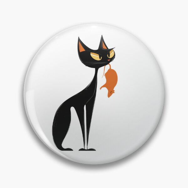 Item preview, Black Cat vs Orange Rat, Kamala for President! designed and sold by WhimsyWild.