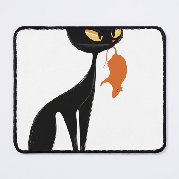 Item preview, Black Cat vs Orange Rat, Kamala for President! designed and sold by WhimsyWild.