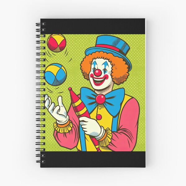 Item preview, Cheerful Clown Pop Art Style designed and sold by artofuniverse.