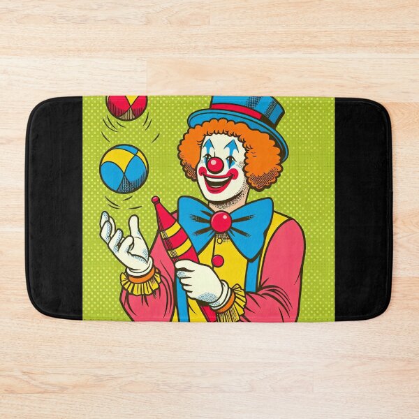 Item preview, Cheerful Clown Pop Art Style designed and sold by artofuniverse.