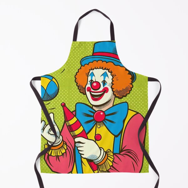 Item preview, Cheerful Clown Pop Art Style designed and sold by artofuniverse.