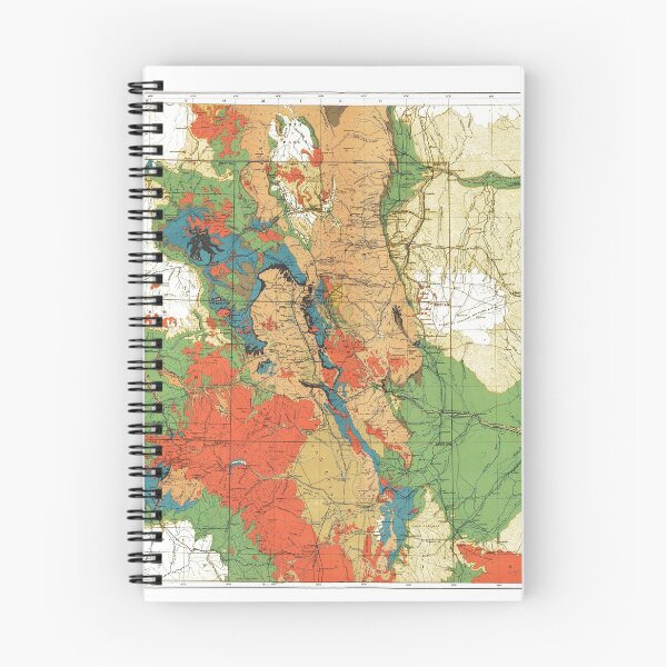 Item preview, Vintage Colorado map designed and sold by parmarmedia.