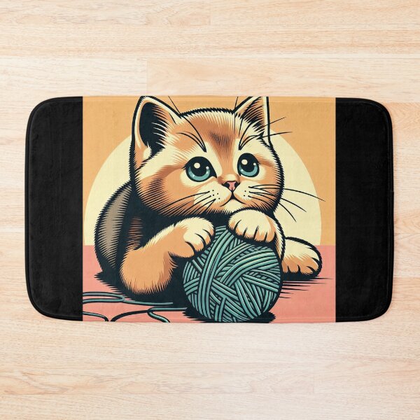 Item preview, Cute Kitten Pop Art Style designed and sold by artofuniverse.