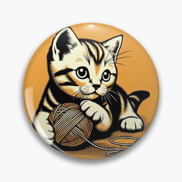 Item preview, Cute Kitten Pop Art Style designed and sold by artofuniverse.