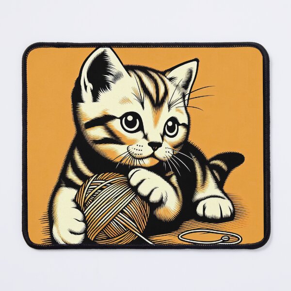 Item preview, Cute Kitten Pop Art Style designed and sold by artofuniverse.
