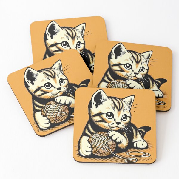 Item preview, Cute Kitten Pop Art Style designed and sold by artofuniverse.