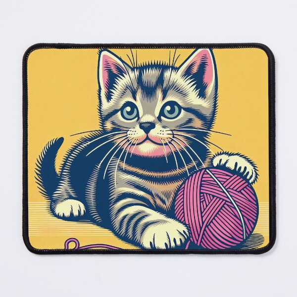 Item preview, Cute Kitten Pop Art Style designed and sold by artofuniverse.