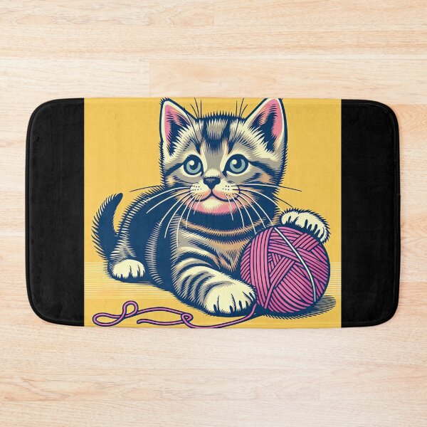 Item preview, Cute Kitten Pop Art Style designed and sold by artofuniverse.