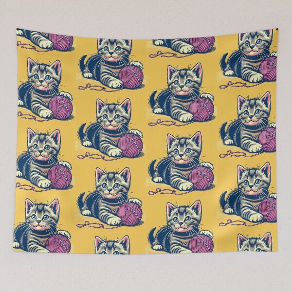 Item preview, Cute Kitten Pop Art Style designed and sold by artofuniverse.