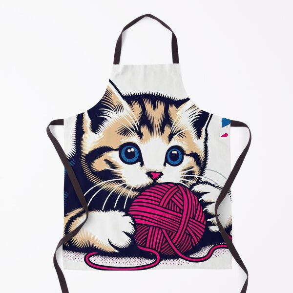Item preview, Cute Kitten Pop Art Style designed and sold by artofuniverse.