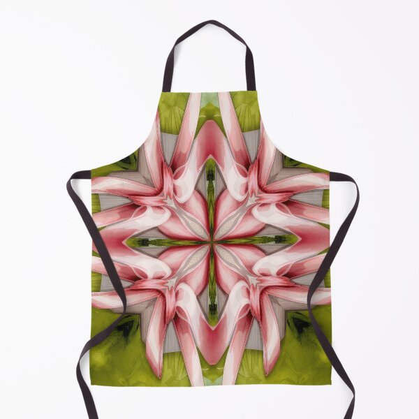 Item preview, Pink and red flower on green background designed and sold by StudioInTheBack.