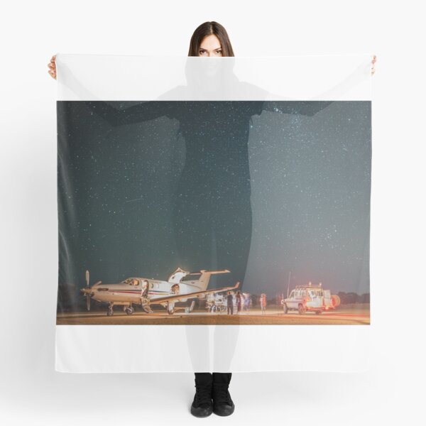 RFDS Evac Under a Starry Southern Sky - Tjuntjuntjara, Great Victoria Desert, WA - Take 2 Scarf