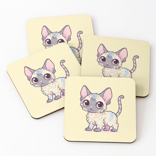 Item preview, Cute devon rex designed and sold by Anna Halasek.