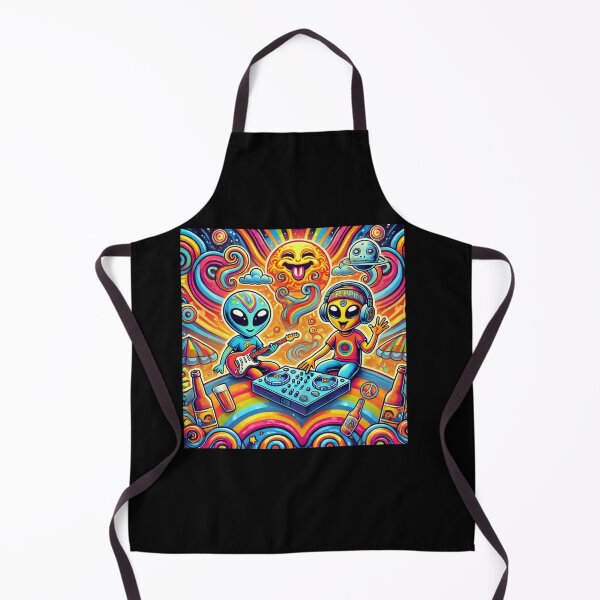 Item preview, Psychedelic Alien DJ Moon Vibes designed and sold by Noussairox.
