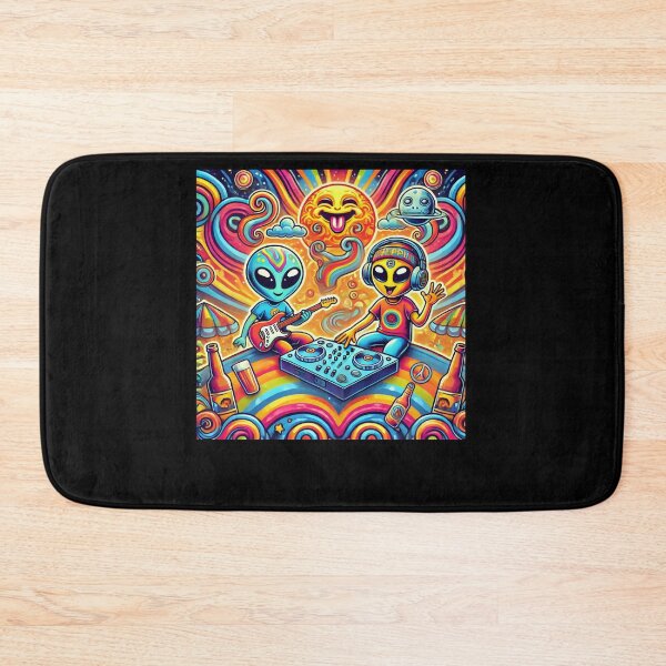 Item preview, Psychedelic Alien DJ Moon Vibes designed and sold by Noussairox.