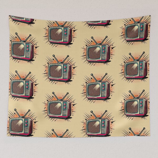 Item preview, Retro TV Pop Art Style designed and sold by artofuniverse.