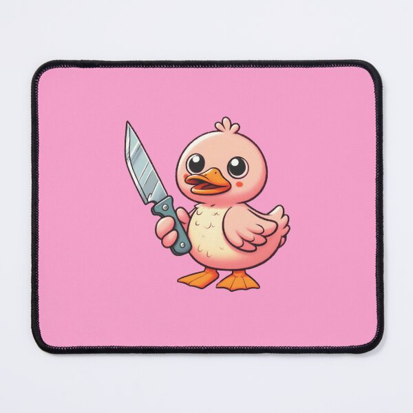 Item preview, Duck with knife designed and sold by Anna Halasek.