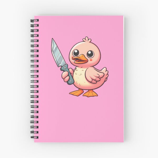 Item preview, Duck with knife designed and sold by Anna Halasek.