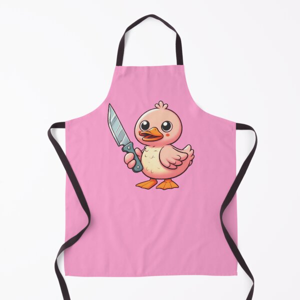 Item preview, Duck with knife designed and sold by Anna Halasek.