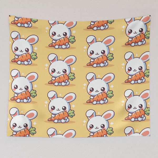 Item preview, Cute Bunny Pop Art Style designed and sold by artofuniverse.