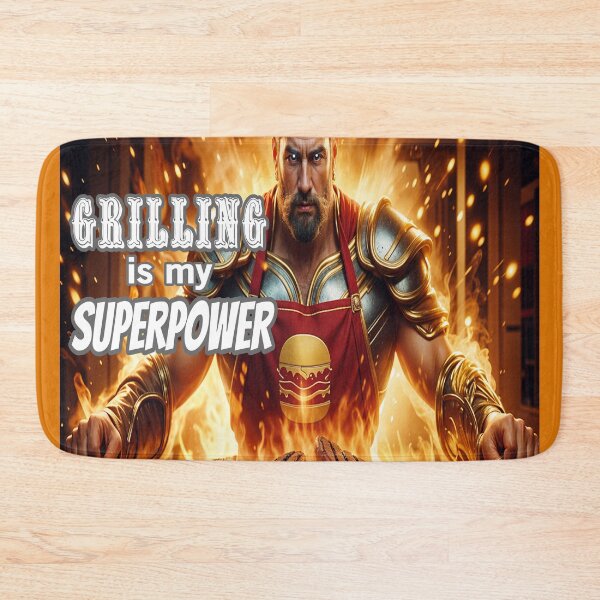 Item preview, Grilling Is My Superpower designed and sold by Surreallytee.