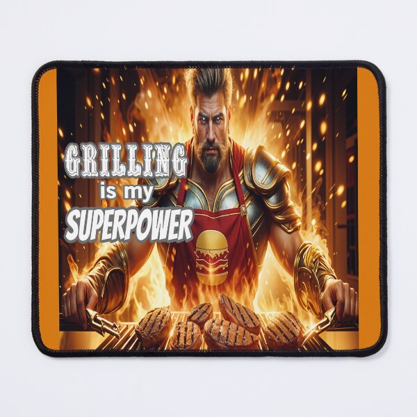 Item preview, Grilling Is My Superpower designed and sold by Surreallytee.