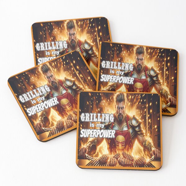 Item preview, Grilling Is My Superpower designed and sold by Surreallytee.