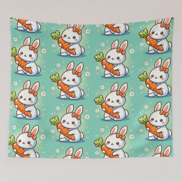 Item preview, Cute Bunny Pop Art Style designed and sold by artofuniverse.