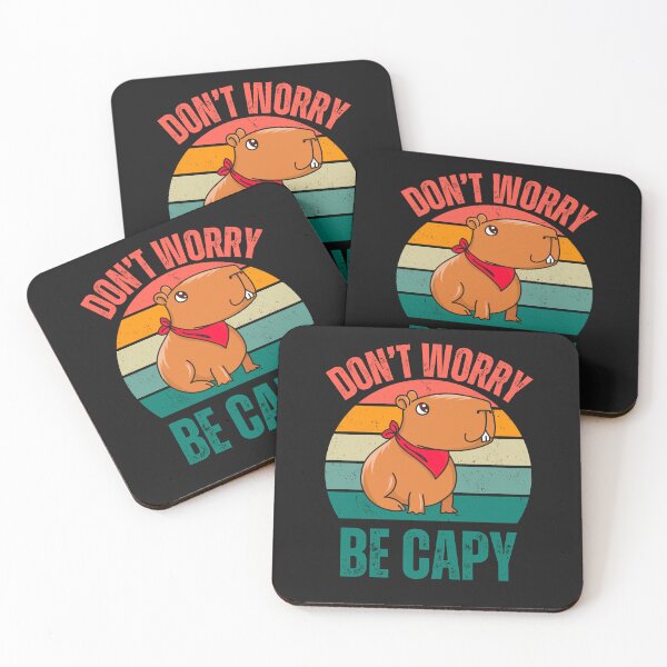 Item preview, Don't worry be capy  capybaras lover 2024 designed and sold by erozzz.